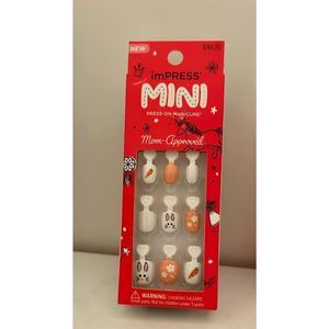 3/$15 Press on nails for kids. Bunny theme. Easter Basket. Brand New. Adorable!